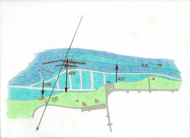 Morrisburg Waterfront Old - My Sketch with Distances web